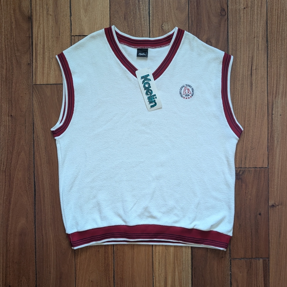 Kaelin Vintage Golf Sweater Vest NWT (L)
